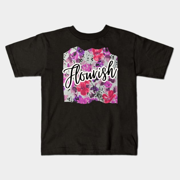 Flourish Spring Season Kids T-Shirt by ChasingTees